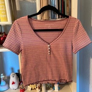 American Eagle cute striped shirt